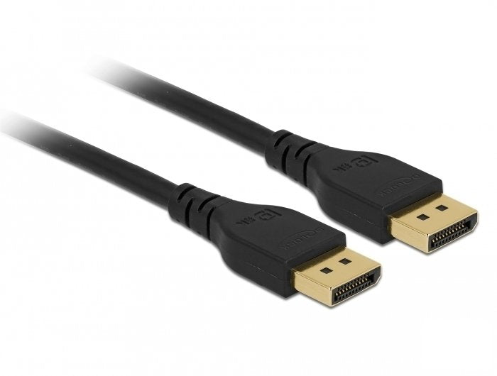 Delock Displayport Cable 8k 60 Hz 3 M Dp 8k Zertifiziert Ohne Einrastfunktion