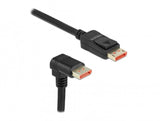 Delock Displayport Cable Macho Gerade A Macho 90° Unten Angular 1 M