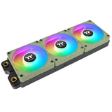 Ventilador Pc Thermaltake Ct120 Ex Reverse Argb Sync  De Refrigeración Para Pc, Ventilador Verde Claro, Paquete De 3 Cl-F198-Pl12mg-A