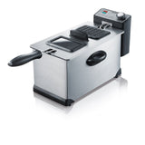 Severin Fr 2431 Freidora Baja En Grasa 3 L Sencillo Acero Inoxidable Independiente 2000 W