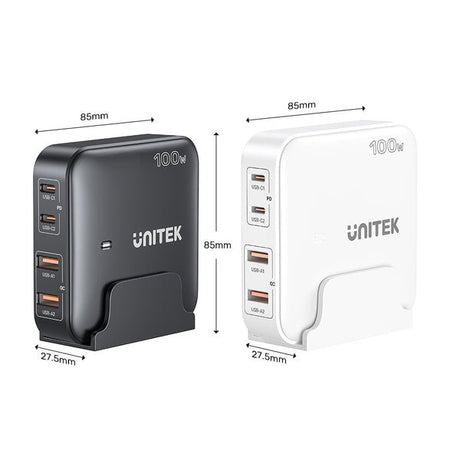 EAN 4894160051066 - UNITEK P1229ABK01-EU 100w Universal Negro, Blanco Corriente alterna Carga rápida Interior imagen 13