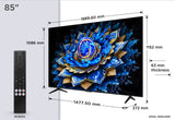 EAN 5901292528607 - TCL T69C 85T69C Televisor 2,16 m (85") 4K Ultra HD Smart TV Wifi Negro imagen 3