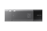 EAN 8801643233655 - Samsung MUF-256DB unidad flash USB 256 GB USB Type-A / USB Type-C 3.2 Gen 1 (3.1 Gen 1) Negro, Plata imagen 2