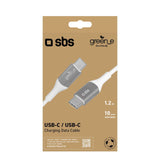 Sbs Grecabletctc15w Cable Usb 1,2 M Usb C Blanco
