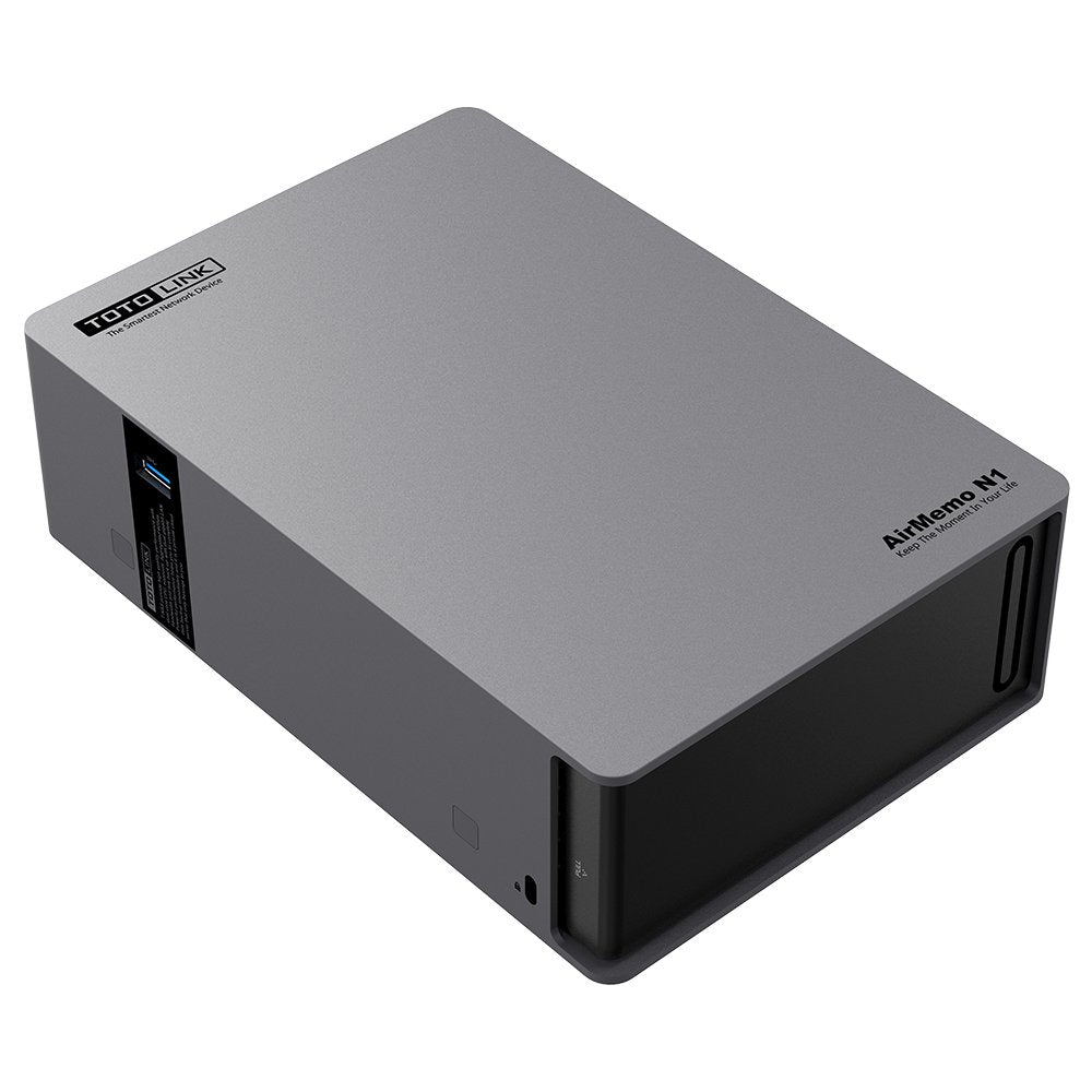 EAN 6952887470213 - TOTOLINK AirMemo N1 Servidor de almacenamiento Escritorio Marvell 88F6820 2 GB DDR3 0 TB FreeNAS Gris imagen 1