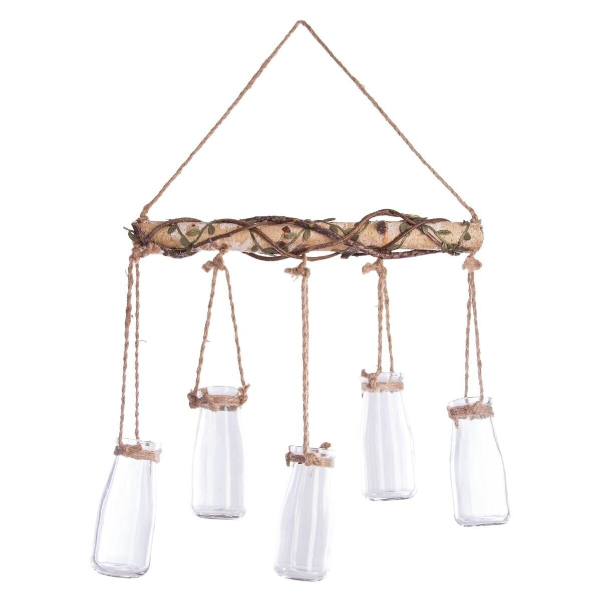 Conjunto 5 Jarrones Colgantes Decorativos 44,5x40.5x6cm