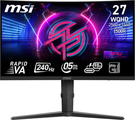 EAN 4711377191999 - MSI MPG 275CQRXFDE pantalla para PC 68,6 cm (27") 2560 x 1440 Pixeles Wide Quad HD Negro imagen 22