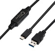 EAN 5704174889397 - Microconnect USB3.1CA5AMP cable USB USB 3.2 Gen 1 (3.1 Gen 1) 5 m USB C USB A Negro imagen 1
