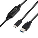 EAN 5704174889397 - Microconnect USB3.1CA5AMP cable USB USB 3.2 Gen 1 (3.1 Gen 1) 5 m USB C USB A Negro imagen 1