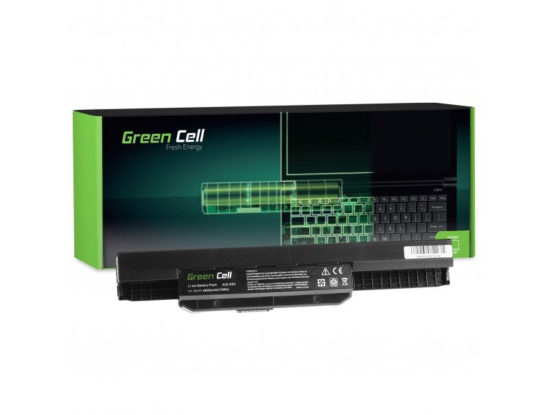 Green Cell Batería Para Asus A31-K53 X53s X53t K53e / 11,1v 6600mah