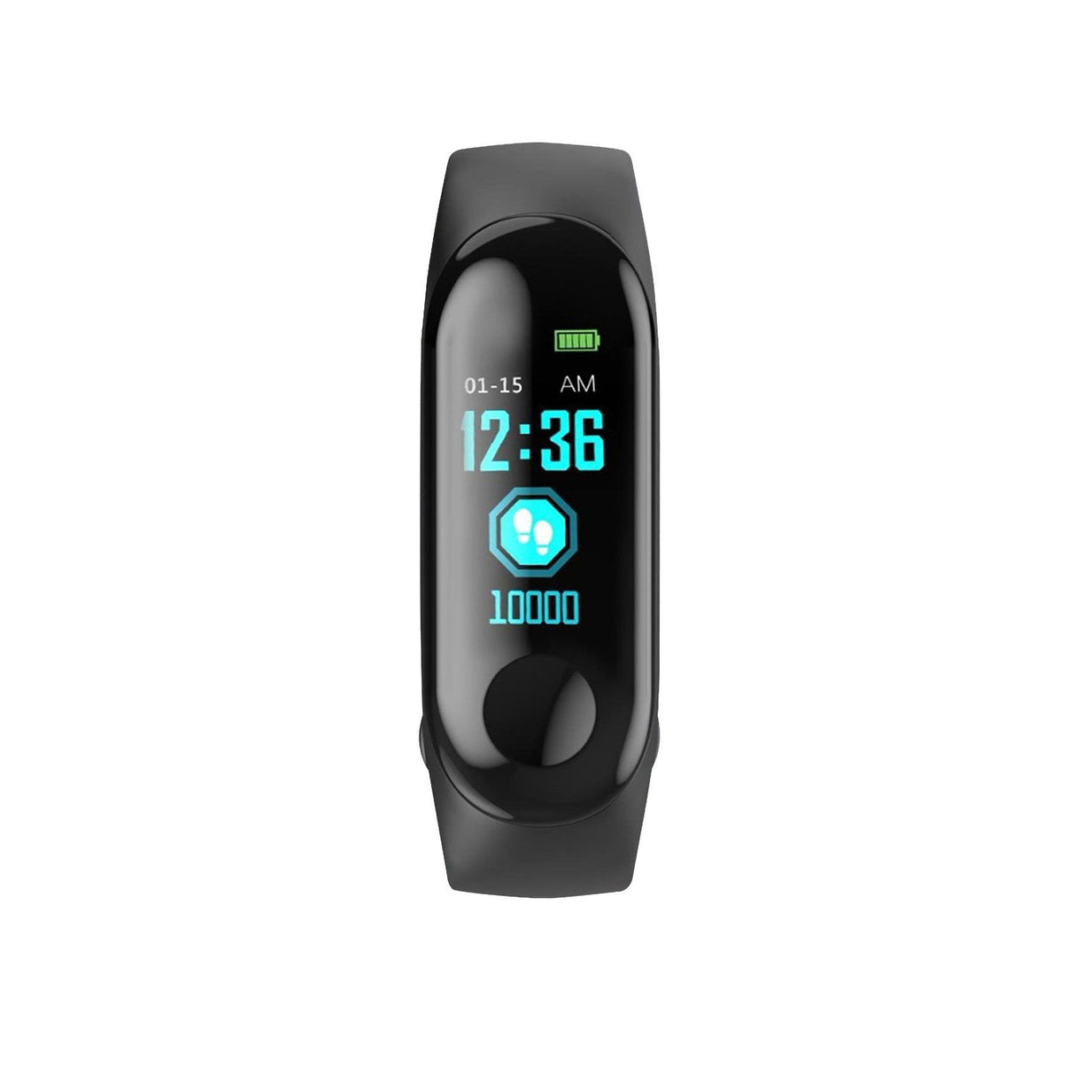 EAN 8021735193340 - Celly TRAINERBANDBK Relojes inteligentes y deportivos 2,44 cm (0.96") LCD Digital Pantalla táctil Negro imagen 1