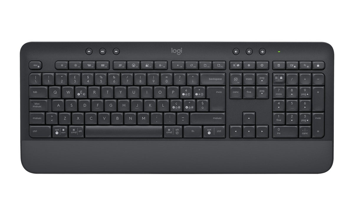 Logitech Signature K650 Teclado Inalámbrico Bluetooth 5.1 Qwerty Italiano Grafito