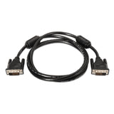 Aisens Cable Dvi Dual Link 24+1 Con Ferrita - Dvi-D Macho A Dvi-D Macho - 1.8m - (2560 X 1600) - Negro