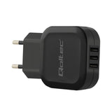 EAN 5901878501918 - Qoltec 50191 cargador de dispositivo móvil Universal Negro Corriente alterna Interior imagen 1