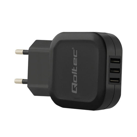 EAN 5901878501918 - Qoltec 50191 cargador de dispositivo móvil Universal Negro Corriente alterna Interior imagen 1