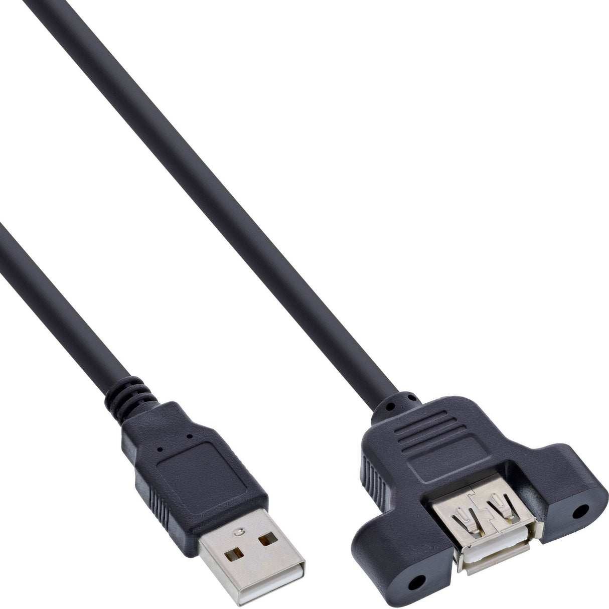 Cable Inline Usb 2.0 A Macho A A Hembra Para Soporte De Ranura 0,6 M