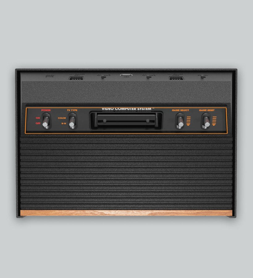 Videoconsola Retro Atari 2600+  Incl. Mando/10 Juegos/Comp.
