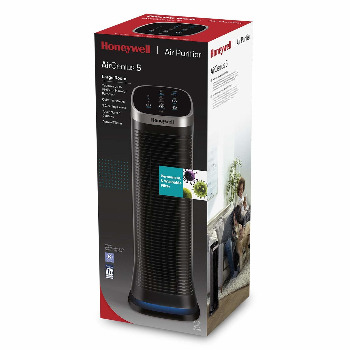 Purificador De Aire Honeywell Hfd323e2 Airgenius 5