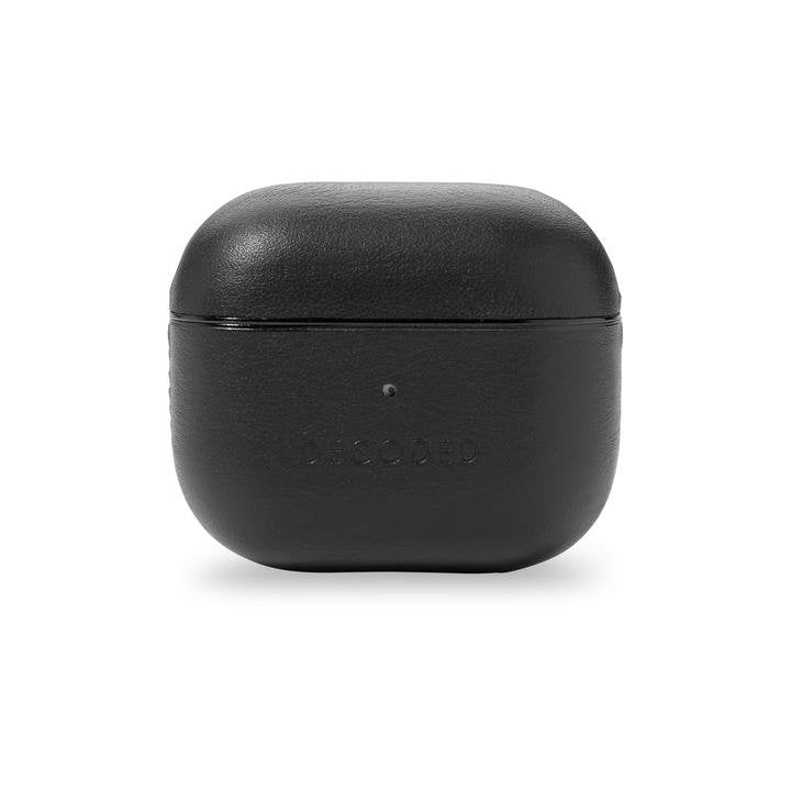 Decoded Leather Aircase Lite For Airpods Gen 3 Black