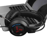 Omega Varr Casco Pro-Gaming Luz Led Cancelacion Ruido Mic Vh8020 Usb+2*Mini Jack