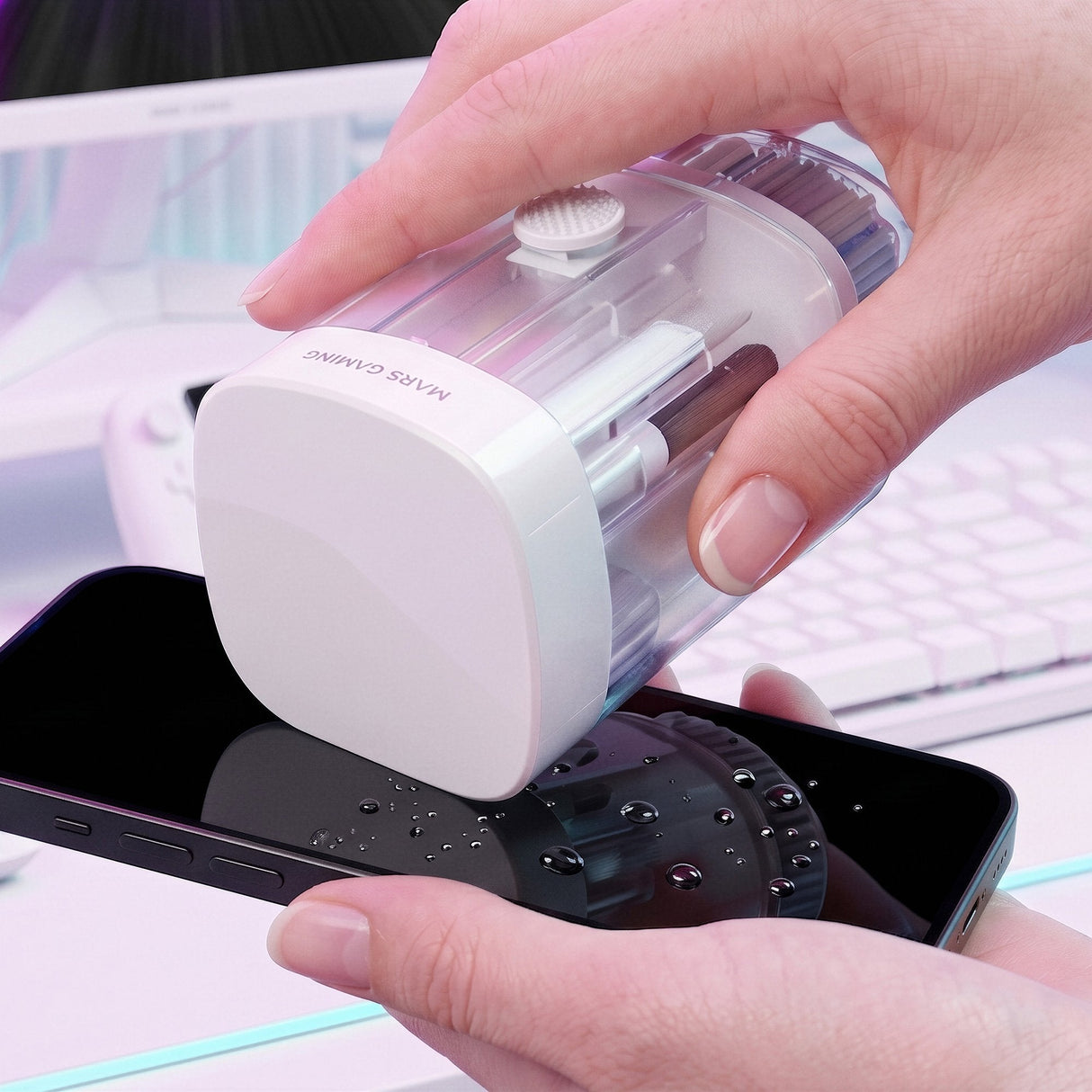 Kit De Limpieza Mars Gaming Makit 21 En 1 Blanco