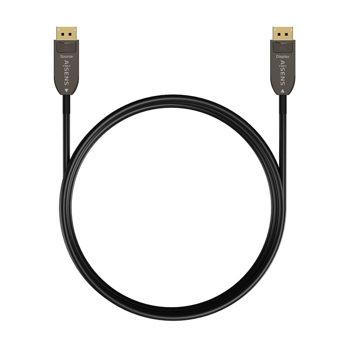 Aisens Cable Displayport Aoc V1.4 8k@60hz 4k@120hz 4:4:4 32.4gbps - Dp/M-Dp/M - 30m - Negro