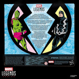 Figuras Blister 2  Black Bolt & Triton Inhumanos Marvel Legends Series 15cm