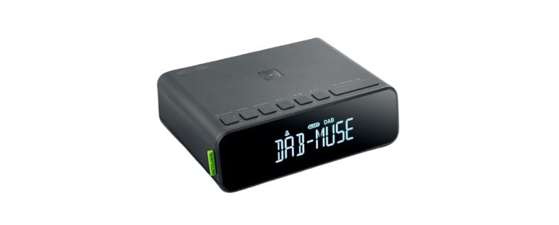 Muse Dab+/Fm Rds Radio M-175 Dbi Alarma, Entrada Aux, Negro