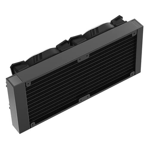 Antec Vortex 240 Argb Aio Liquid Cpu Cooler, Universal Socket, 240mm Radiator, Pwm 2000rpm Fusion Argb Cooling Fans, Addressable Rgb Led Lighting With Suspended Spiral Pump Head Design