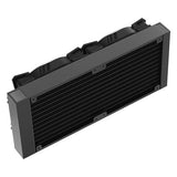 Antec Vortex 240 Argb Aio Liquid Cpu Cooler, Universal Socket, 240mm Radiator, Pwm 2000rpm Fusion Argb Cooling Fans, Addressable Rgb Led Lighting With Suspended Spiral Pump Head Design