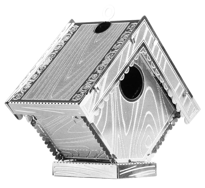 Maqueta 3d Metal Fascinations Bird House Montaje Sin Pegamento Ni Soldadura Maquetas 3d
