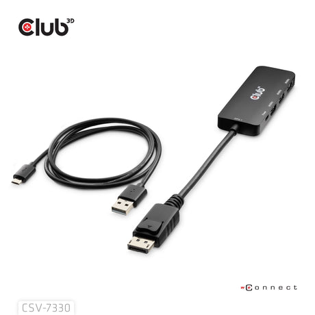 EAN 8719214473471 - CLUB3D CSV-7330 hub de interfaz 13,5 Mbit/s Negro imagen 5