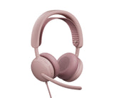 Logitech Zone Wired 2 Headset, Rose
