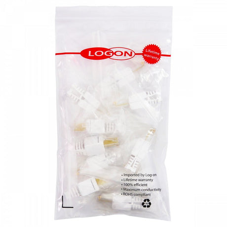 EAN 5420016830333 - LOGON TWP8P8TP conector RJ-45 Transparente, Blanco, Amarillo imagen 4