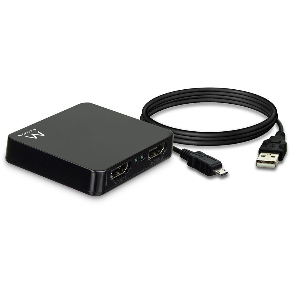 Ewent Splitter Activo Hdmi  De 1 A 2, Soorta 4k A 30hz ,Usb Powered