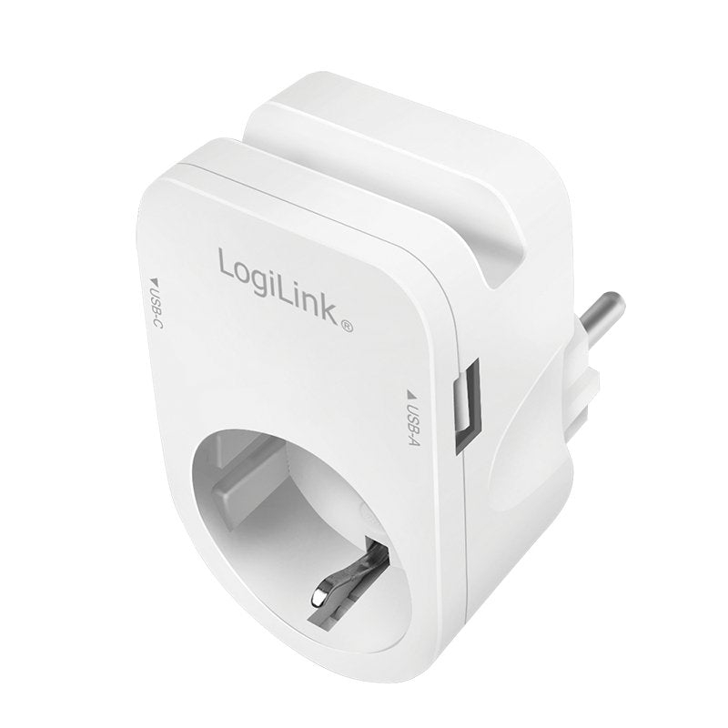 Cargador Usb-A Y Usb-C  2 Puert. 17w 2,4a  Blanco Schuco