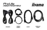 Iiyama Prolite X4373uhsu-B2 (108 Cm (42.5 Zoll), Negro (Matt), Ultrahd/4k, Va, Dual-Mode, Fb, Usb-Hub, Kvm) X4373uhsu-B2