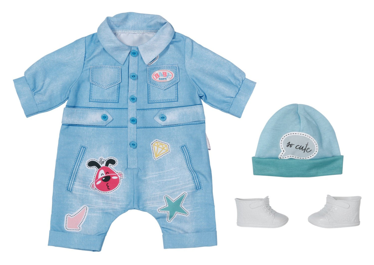 EAN 4001167832592 - BABY born Deluxe Jeans Overall Juego de ropita para muñeca imagen 1