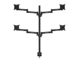 M Vesa Deskmount Officeline  Quad Black