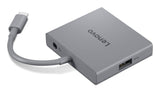 Lenovo Gx91r64790 Base Para Portátil Y Replicador De Puertos Alámbrico Usb 3.2 Gen 1 (3.1 Gen 1) Type-C Gris