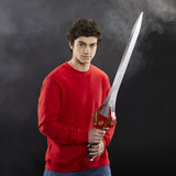 Replica Hasbro Espada Poder Ranger Rojo Replica Escala 1:1 Power Rangers Mighty Morphin Collection