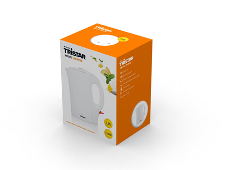 EAN 8713016035967 - Tristar WK-3372 tetera eléctrica 1 L 1100 W Blanco imagen 7