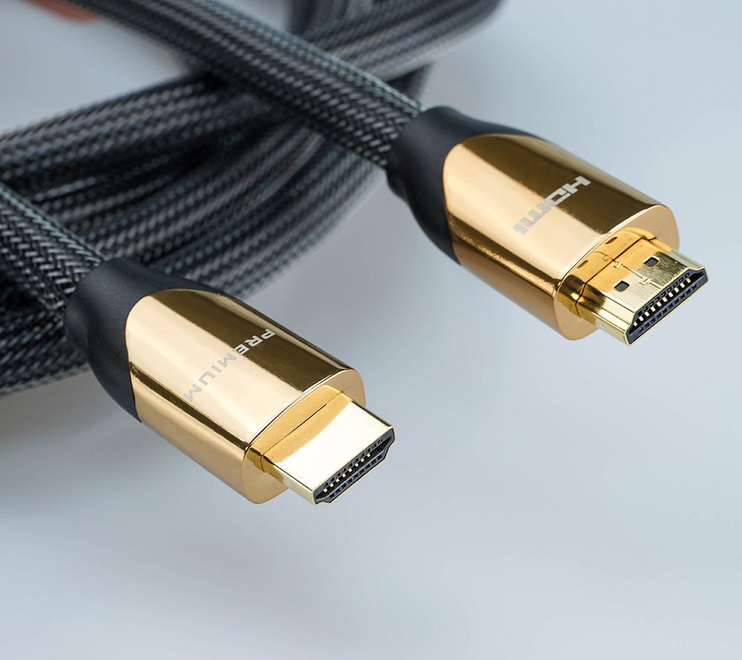 Roline 4k Premium Hdmi Ultra Hd Cable Mit Ethernet, St St, Schwarz, 3 M