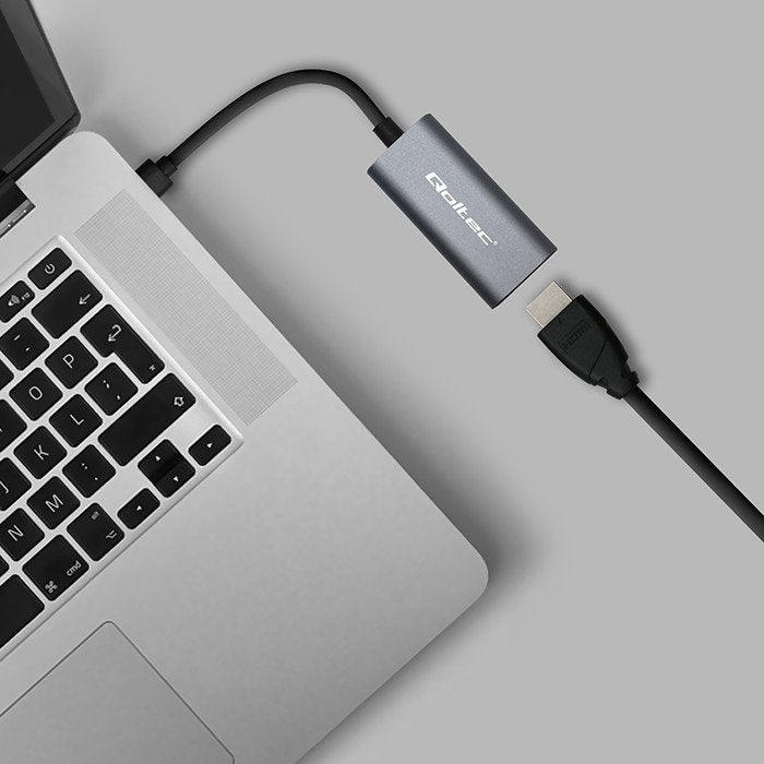 Adapter Aluminiowa Przejsciówka Usb-C Na Hdmi 4k 60hz 32awg