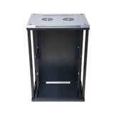 EAN 5903148916880 - Extralink 18U 600X600 WALL-MOUNTED RACKMOUNT CABINET BLACK Bastidor de pared imagen 2