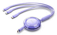 EAN 6922794791183 - Vention TRKVBE cable USB USB 2.0 1,1 m USB C USB C/Lightning 100 W Púrpura imagen 1