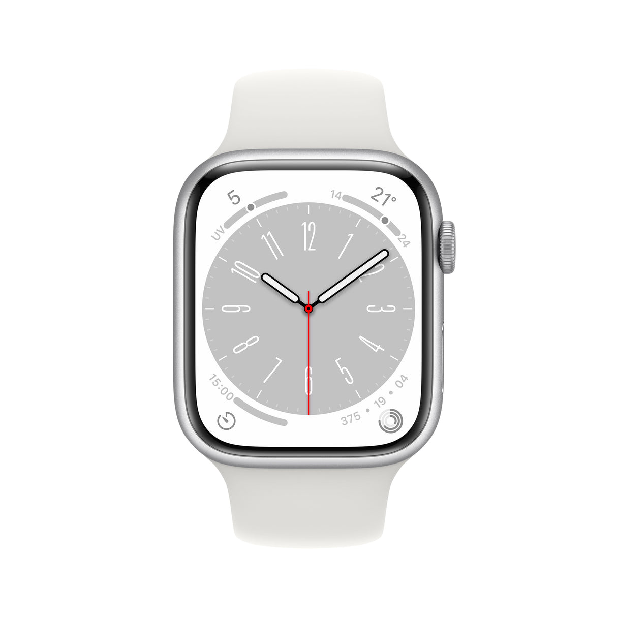 EAN 194253239635 - Apple Watch Series 8 OLED 45 mm Digital 396 x 484 Pixeles Pantalla táctil 4G Plata Wifi GPS (satélite) imagen 2