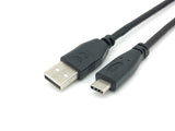 Equip Cable Usb-C2.0->A 3a M M 0.50m Negro