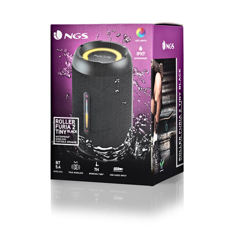 EAN 8435430625936 - NGS ROLLER FURIA 2 TINY Altavoz portátil estéreo Negro 10 W imagen 4