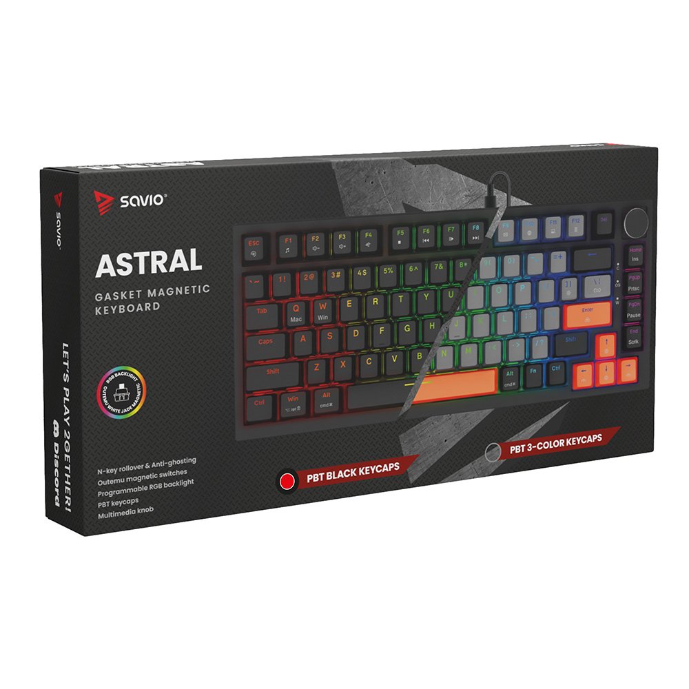 EAN 5905106070146 - Savio ASTRAL BLACK JADE teclado Juego USB QWERTY Internacional de EE.UU. Negro imagen 8
